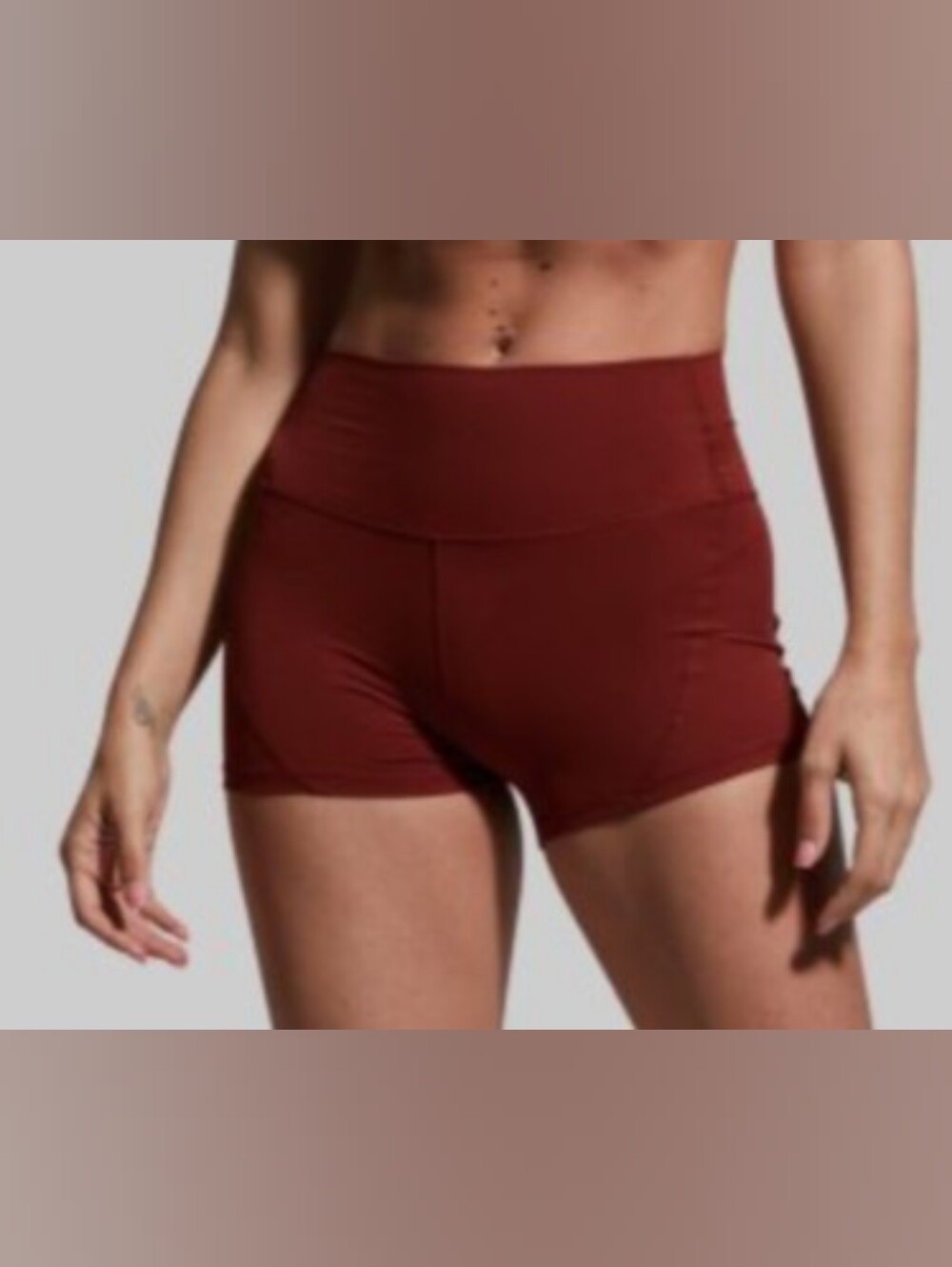NWT Born Primitive dark red shorts, XXL